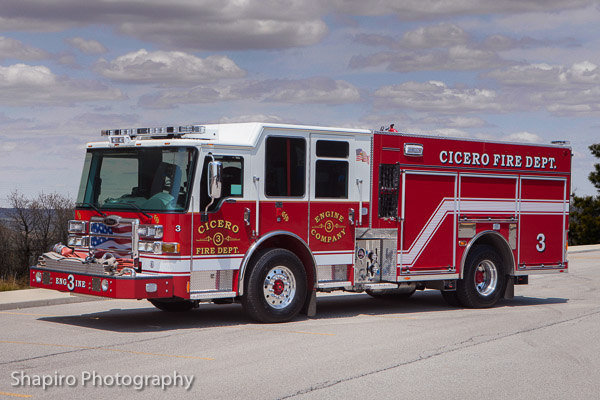 Cicero Fire Department Engine 3 Pierce Dash CF PUC Larry Shapiro photography shapirophotography.net